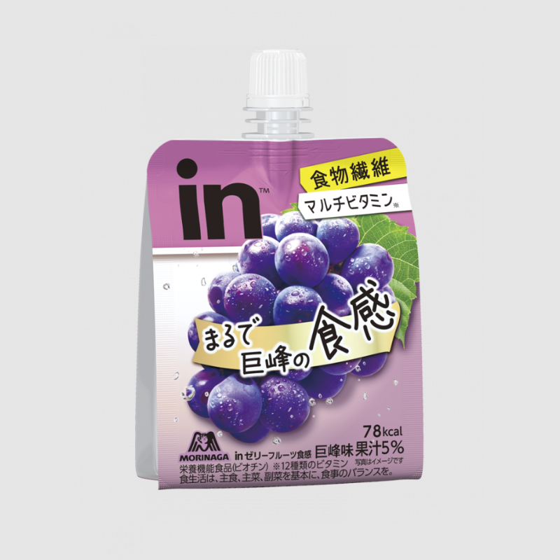 MORINAGA Fruit in Jelly (Kyoho Grape Flavor)