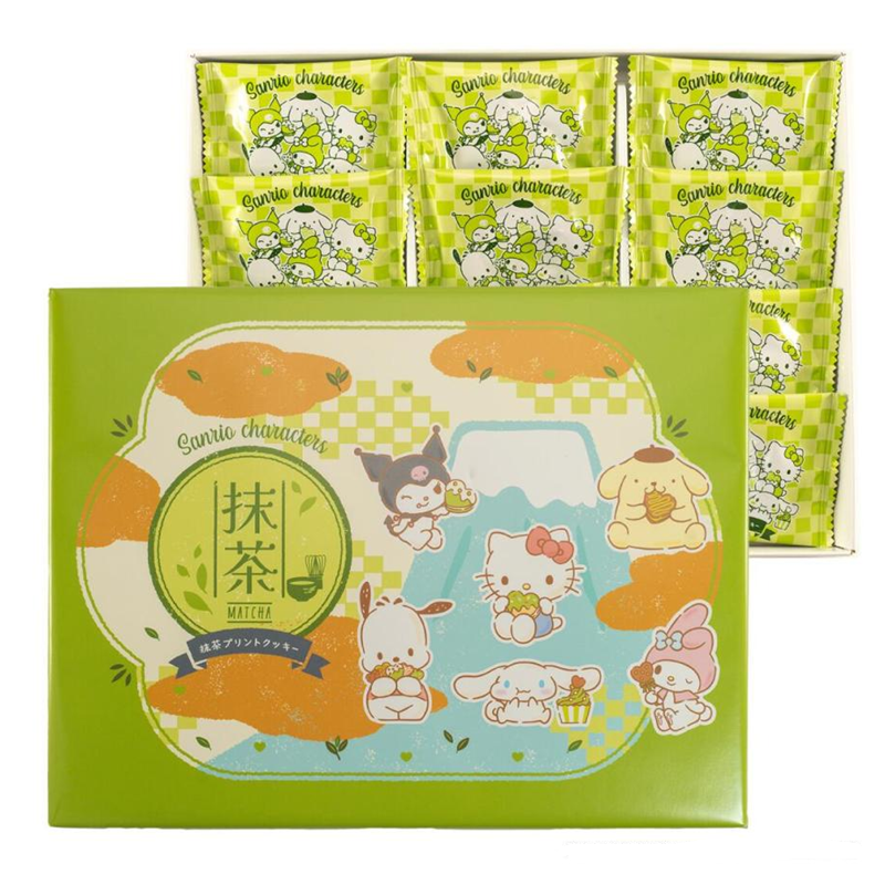 NAGATOYA Sanrio Matcha Print Cookies