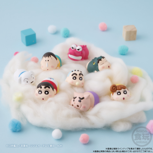 BANDAI Mocchiri Kororin Crayon Shin-chan Blind Box Figurine