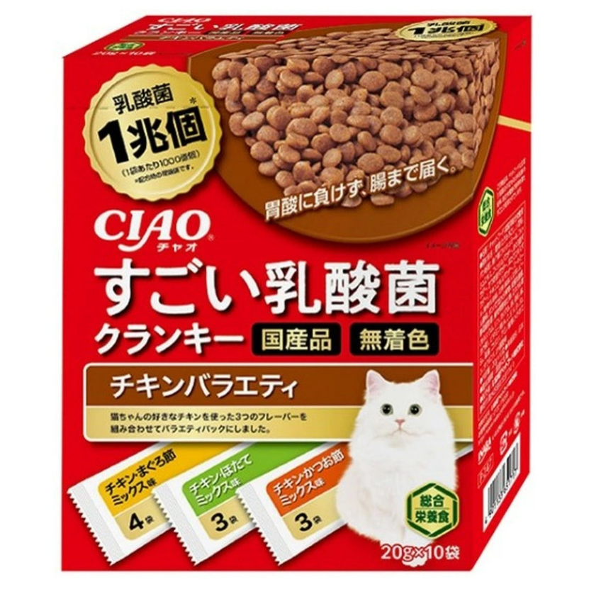 INABA FOODS CIAO Sugoi Crunky Lactic Acid Cat Treats