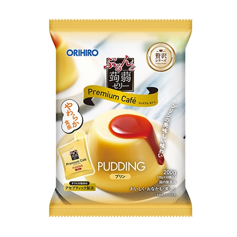 ORIHIRO Purunto Konjac Jelly Premium Cafe Pudding Flavor