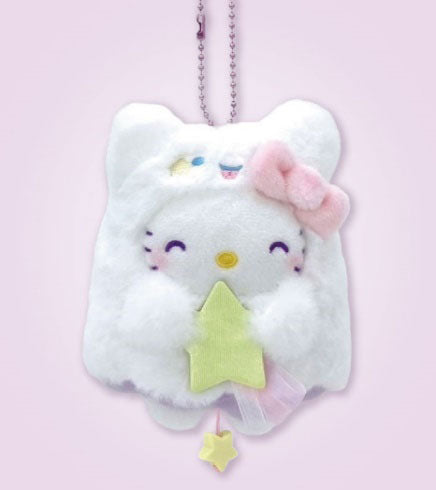 SANRIO Starry Ghost Plush Keychain