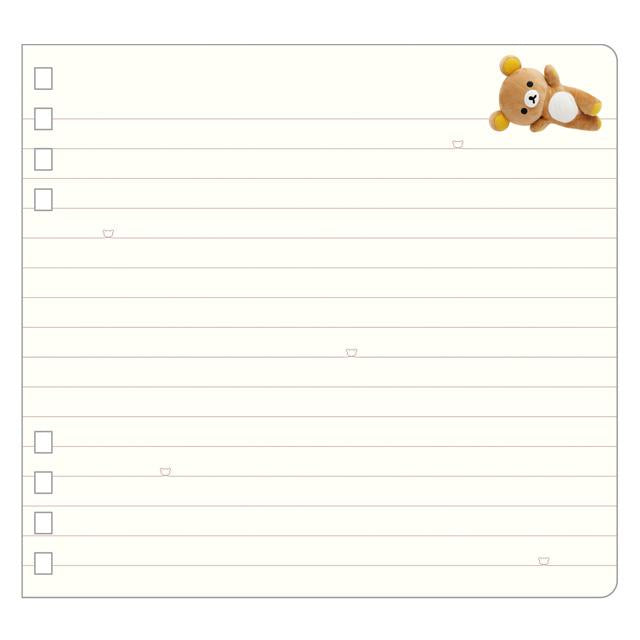 SAN-X Square Notebook Rilakkuma Photo Series