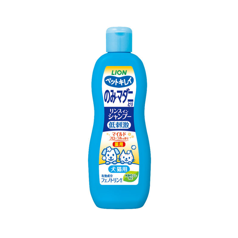 LION PET Flea And Mite Removal Shampoo For Dogs And Cats