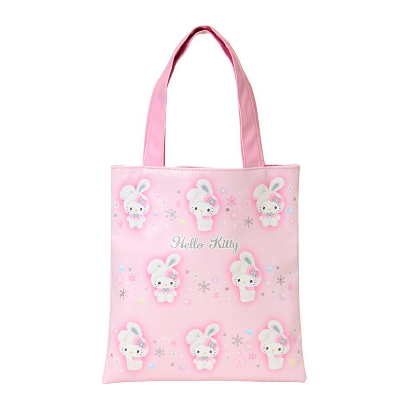 SANRIO Snow Bunny Tote Bag and Corn Snack Set