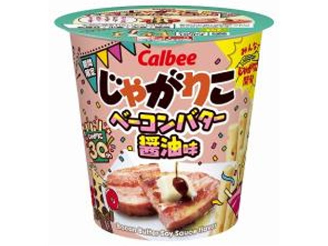 CALBEE JagaRico Bacon, Butter & Soy Sauce Flavored Potato Sticks