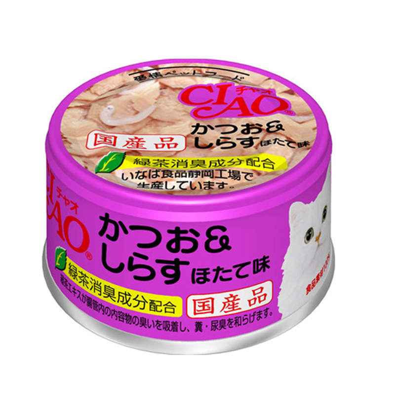 INABA Bonito & Scallop Selection Premium Seafood Cat