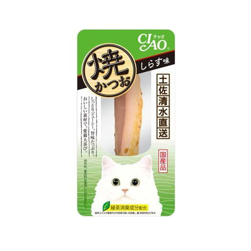 INABA CIAO Grilled Skipjack Tuna Whitebait Flavor