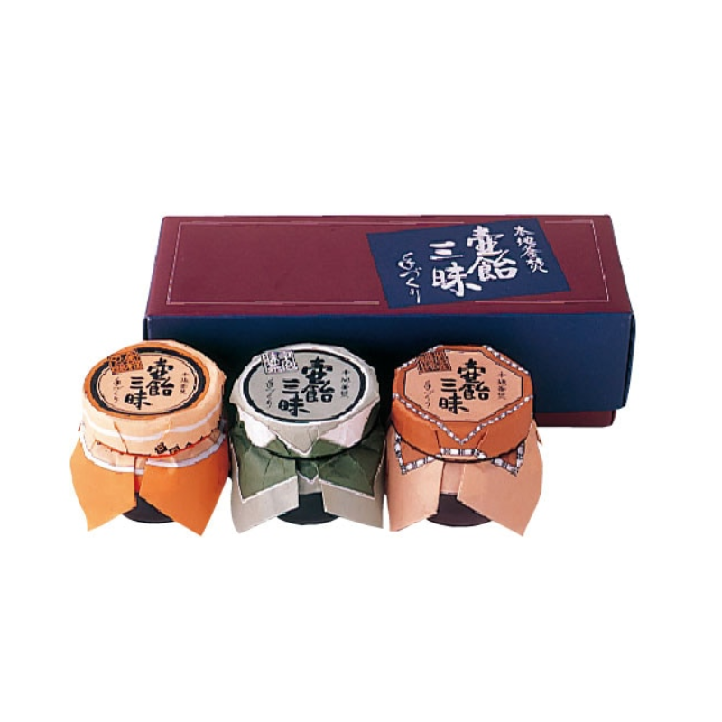 SHOBIEN Kiln Fired Ginger, Matcha & Kumquat Sweet Syrup Set