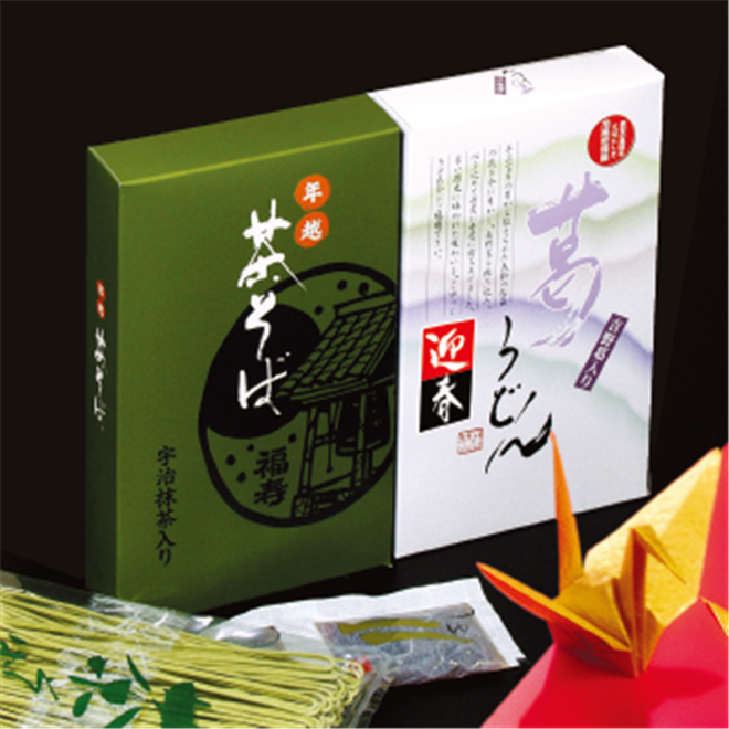 SHOBIEN New Year's Yozhino Kudzu & Uji Matcha Soba Noodle Set