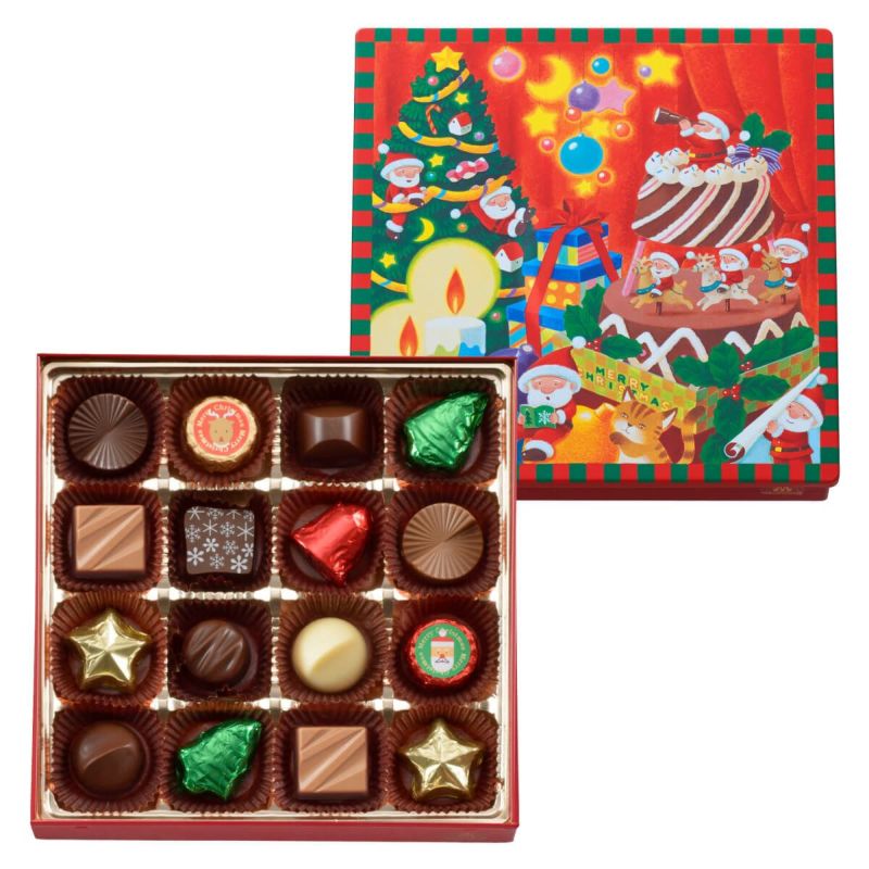 MOROZOFF Christmas Chocolate Truffle Assortment (16)