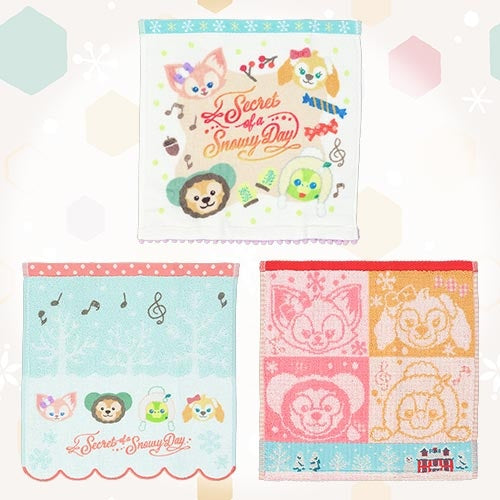 DISNEY Duffy & Friends Secret of a Snowy Day Mini Towel Set