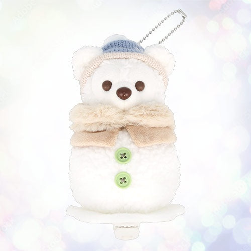 DISNEY Duffy & Friends Secret of a Snowy Day Snowman Plush Keychain