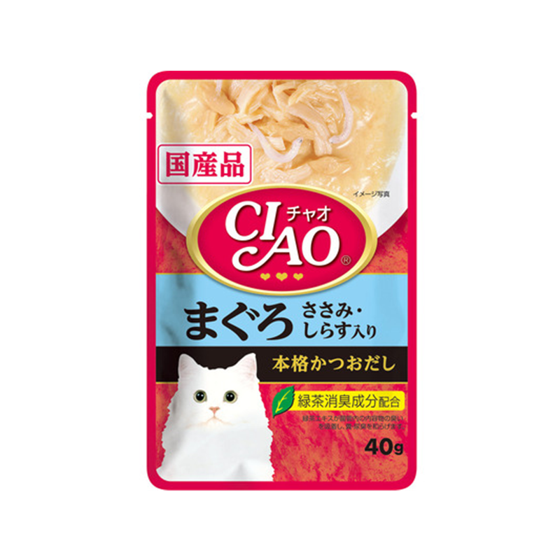 INABA CIAO Cat Food Tuna Fillet & Tuna Flakes