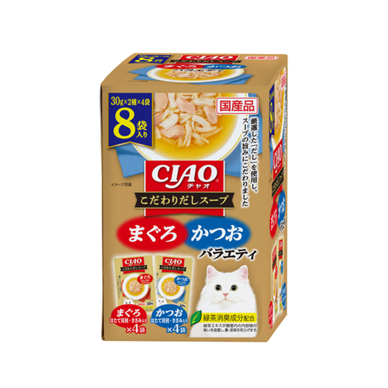 CIAO Kodawari Dashi Soup Tuna & Bonito Variety