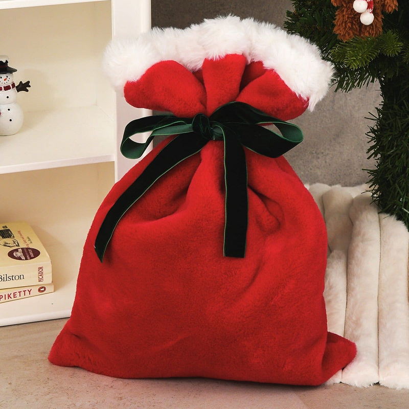 3COINS Christmas Fabric Wrapping Bag
