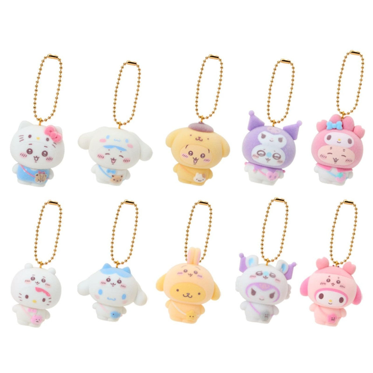 SANRIO Chiikawa Secret Flocked Mascot Charm