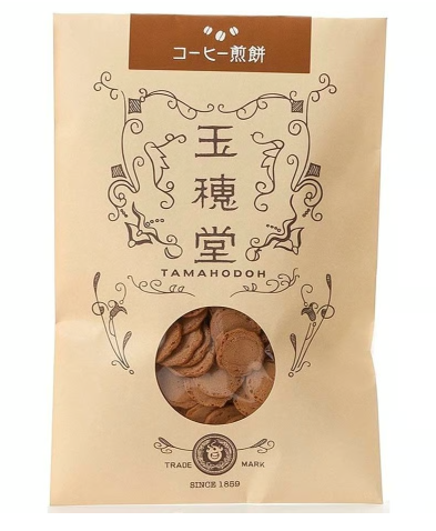 TAMAHODOH Tanaka-ya Coffee Rice Cracker