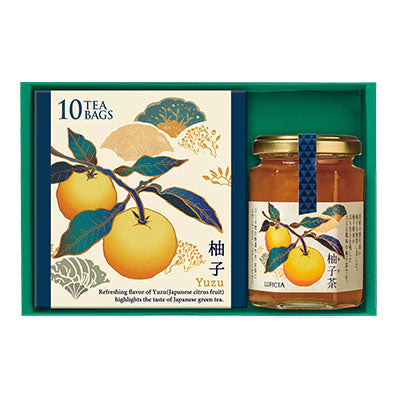 LUPICIA Grapefruit Tea Bag Honey Set