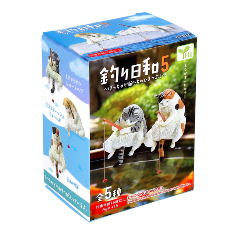 YELL Perfect Day for Fishing Round Cats’ Time Killer Blind Box Figure