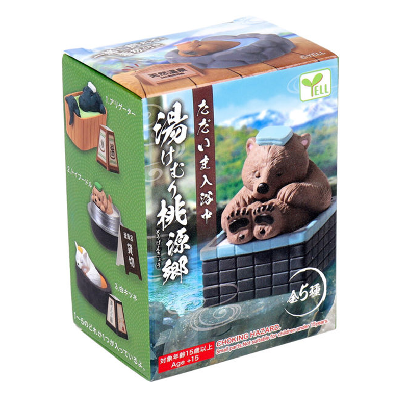 YELL Bathing in a Steamy Shangri-La Animal Blind Box Figure