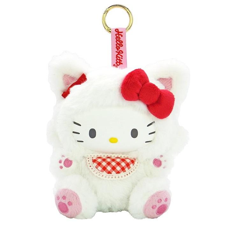SANRIO Hello Kitty Cat Costume Plush Keychain