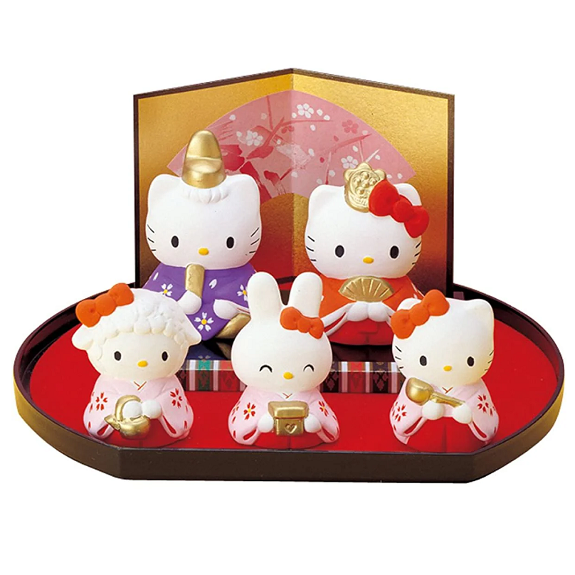 SANRIO Hello Kitty and Dear Daniel Girls’ Day Ceramic Centerpiece