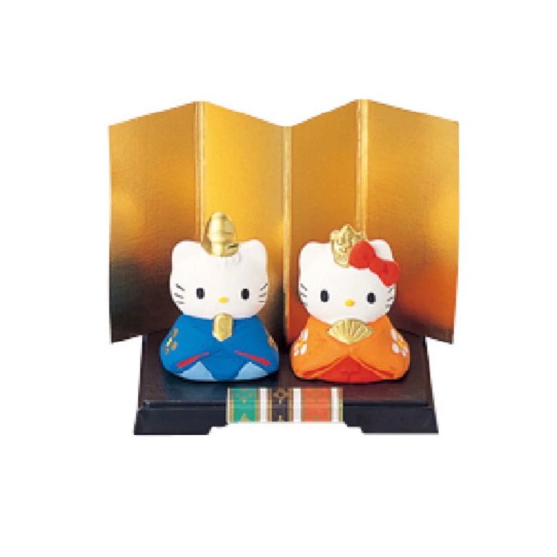 SANRIO Hello Kitty and Dear Daniel Girls’ Day Ceramic Centerpiece