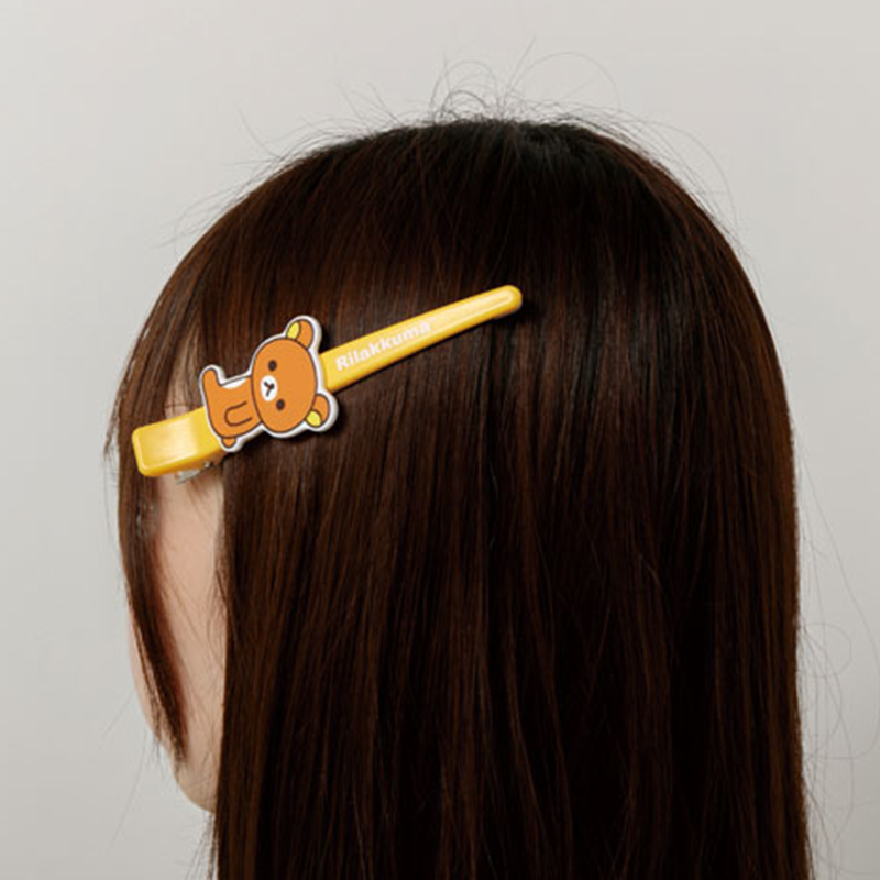 RILAKKUMA Long Hair Clip - Korilakkuma / Rilakkuma