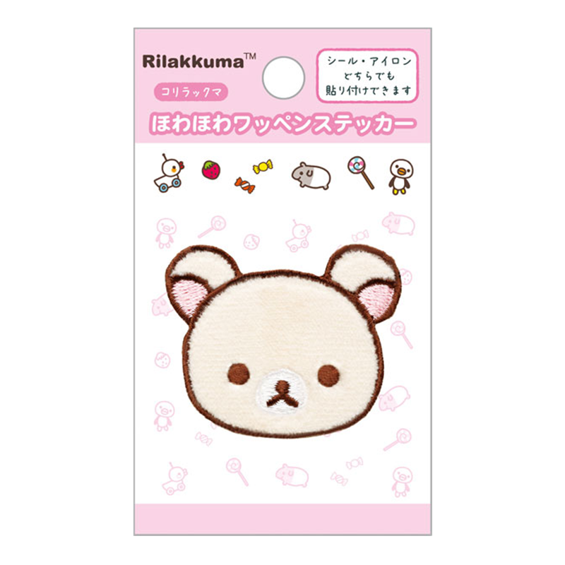 SAN-X Rilakkuma Bow Series Plush Embroidered Patch