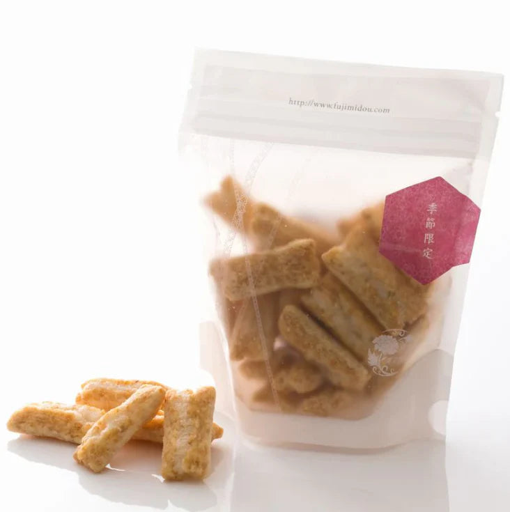FUJIMIDO Salted Brown Rice Okaki Crackers