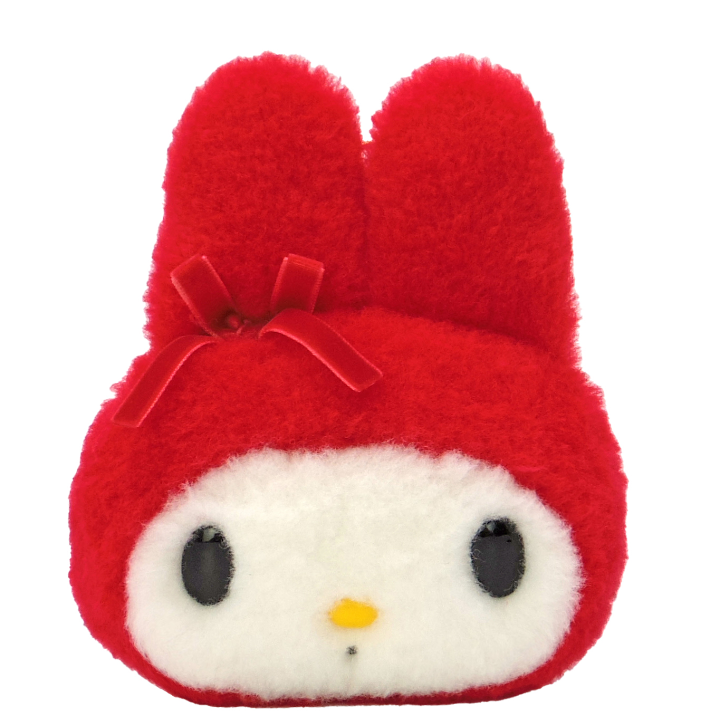 SANRIO My Melody Red Check Face Pass Case