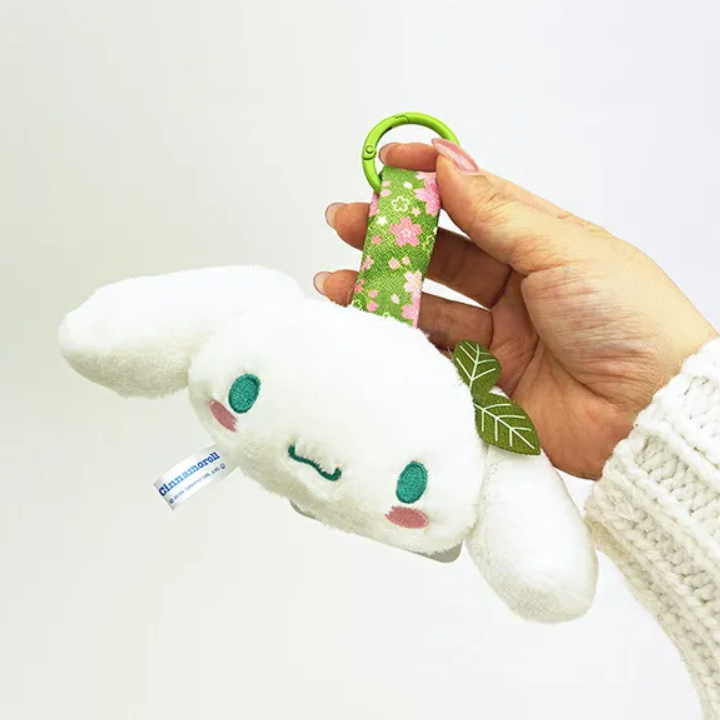 SANRIO Matcha Kimono Face Tag Plush Keychain