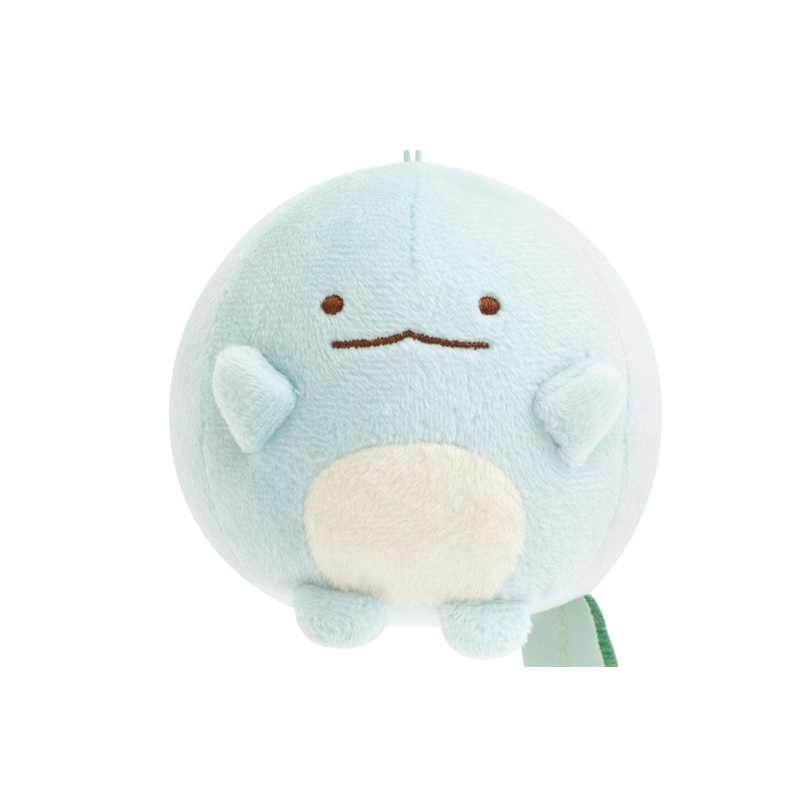 SAN-X Sumikko Gurashi Tanuki's Round Restaurant Plush Keychain