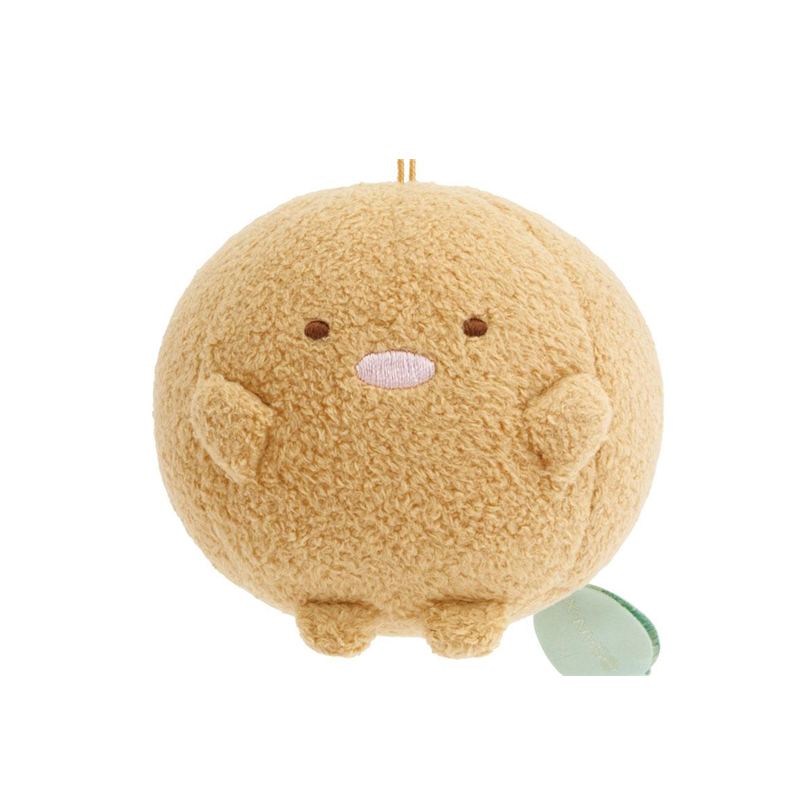 SAN-X Sumikko Gurashi Tanuki's Round Restaurant Plush Keychain