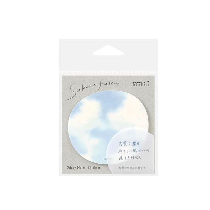 MIDORI Sky Blue Sticky Notes