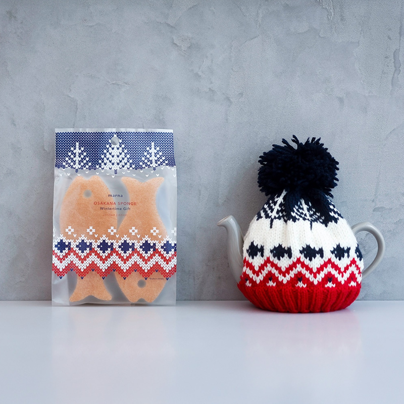 MARNA Fish Shaped Kitchen Sponge