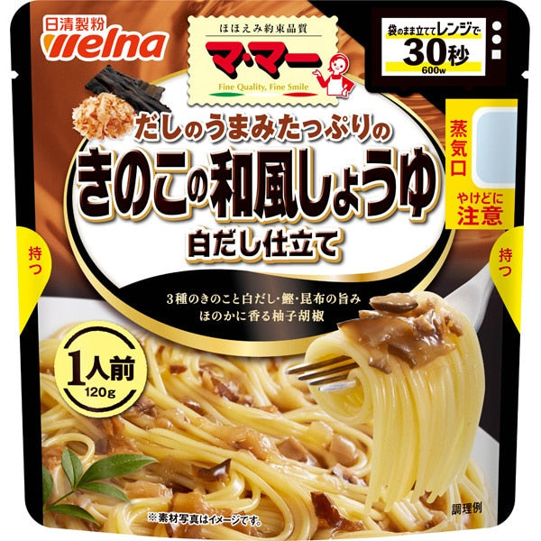 NISSIN Welna MaMa Mushroom and Dashi-Infused Soy Sauce Pasta Sauce