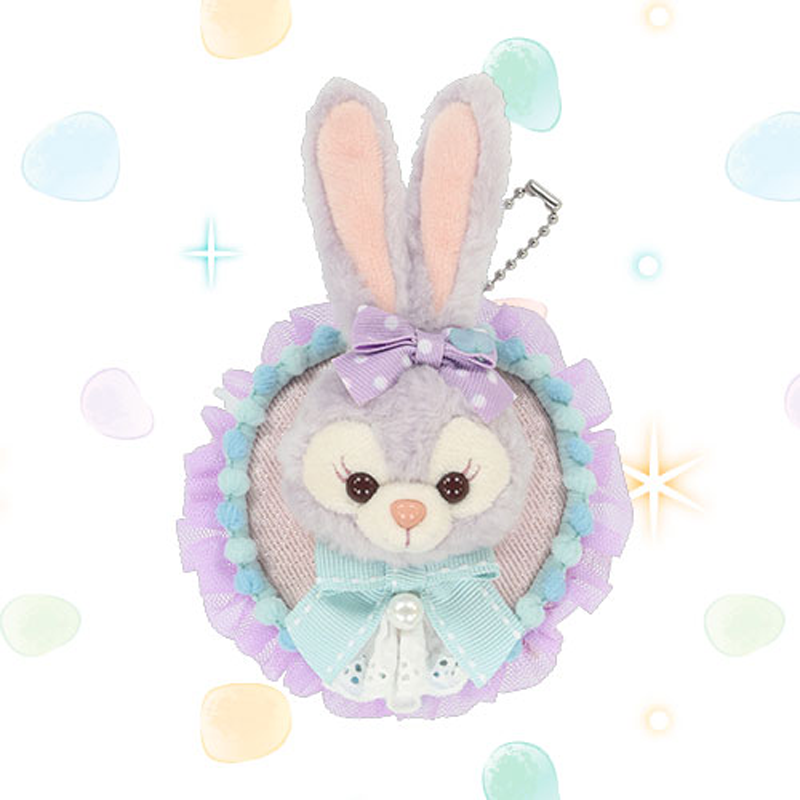 DISNEY Duffy & Friends Find Your Beautiful Blues Badge Clip Keychain