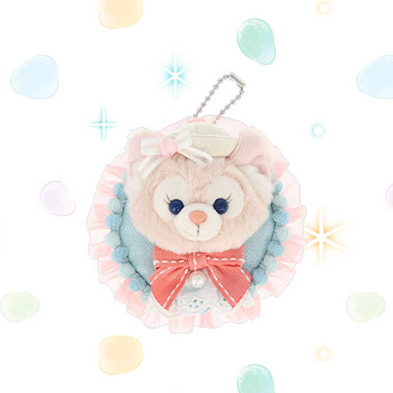 DISNEY Duffy & Friends Find Your Beautiful Blues Badge Clip Keychain
