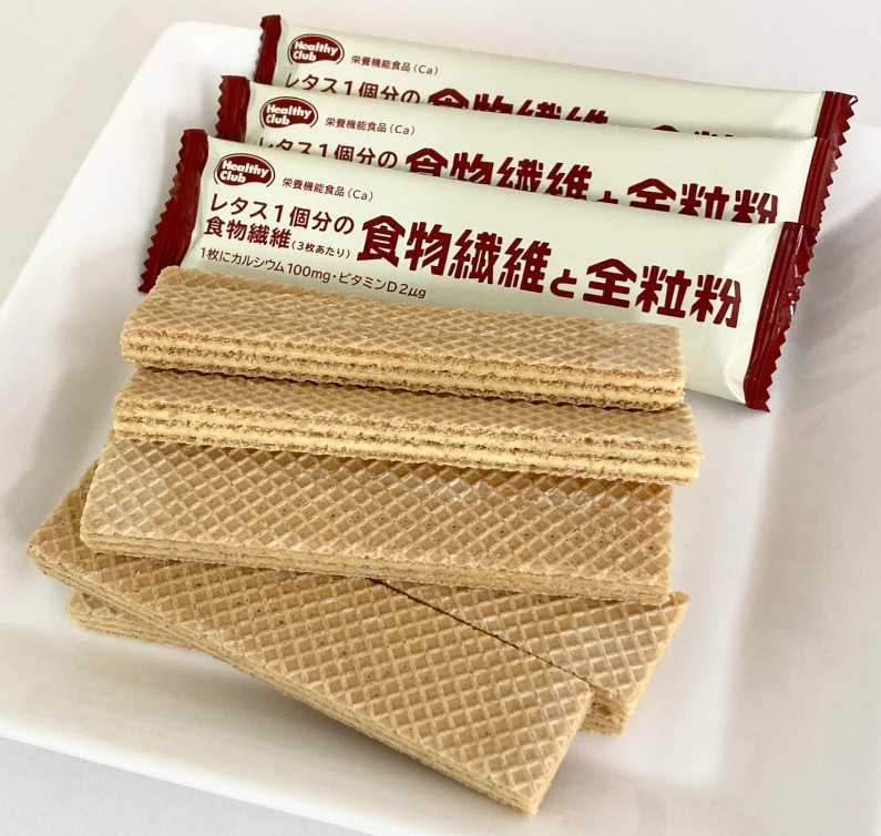 HAMADACONFECT Dietary Fiber-Rich Maple Whole Wheat Wafer Cookies