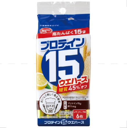 HAMADACONFECT Protein 15 Wafer Cookies
