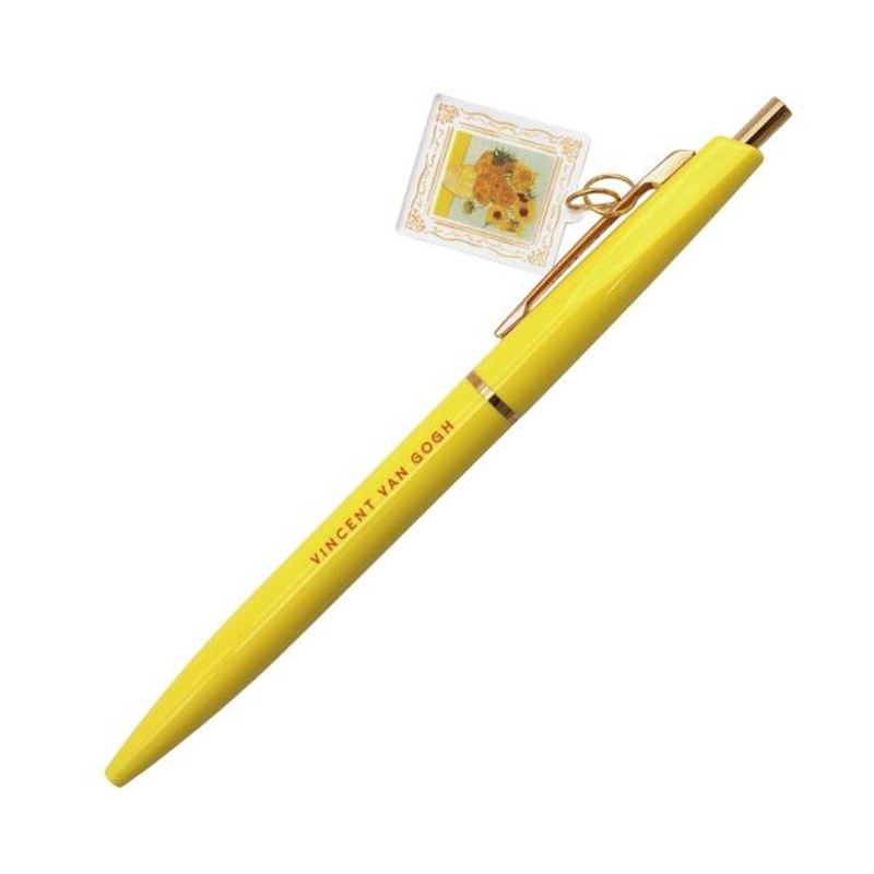 GREEN FLASH Daily Museum Vincent Van Gogh Ballpoint Pen With Portrait Charm