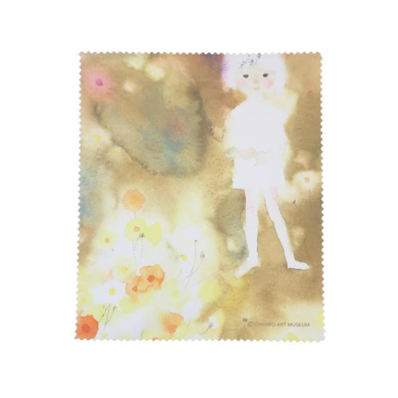 GREEN FLASH "Wild Chrysanthemums and Girl" By Chihiro Iwasaki Glasses Cleaner