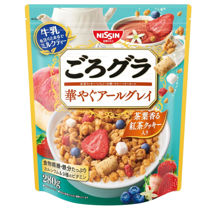 NISSIN GoroGra Vibrant Earl Grey Cereal