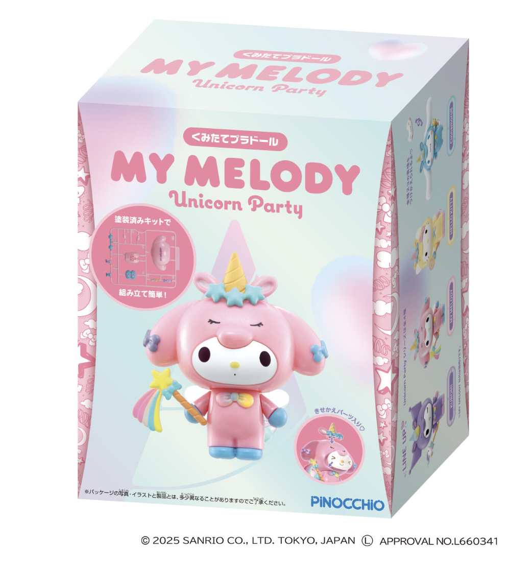 Assembled Pradoll HELLO KITTY/Cinnamoroll Unicorn Party