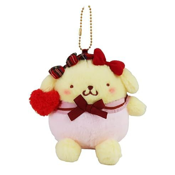 SANRIO Ribbon Love Plush Keychain