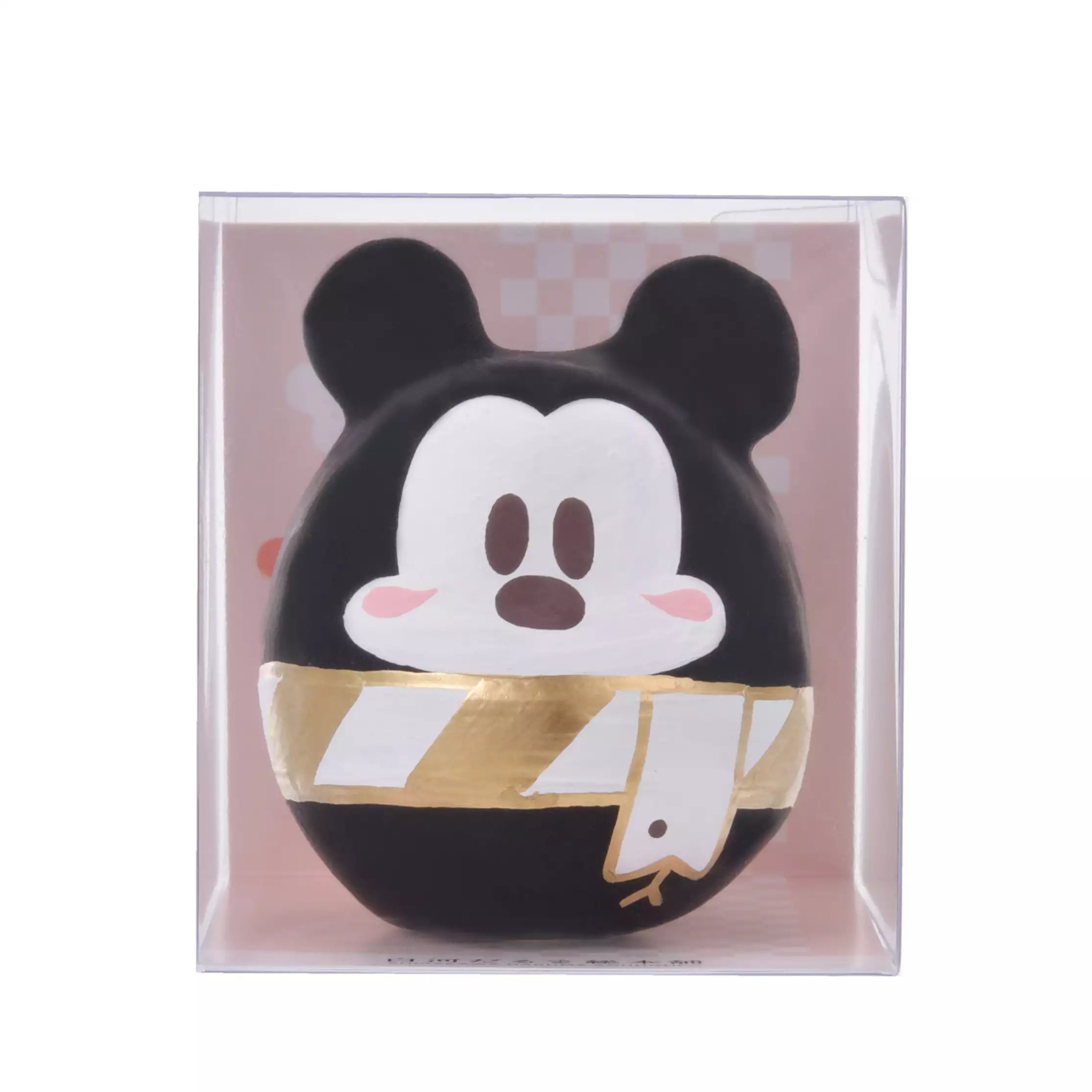 DISNEY Mickey and Minnie Mouse Daruma Doll