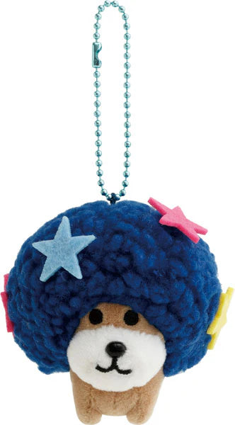 SAN-X Afroken Plush Keychain