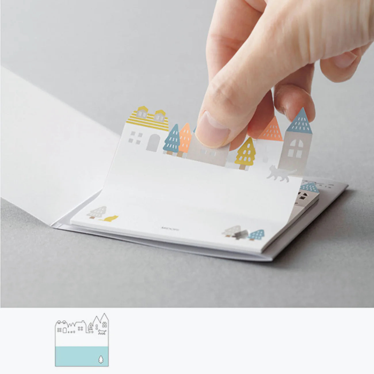 MIDORI Sticky Notes Die-Cut